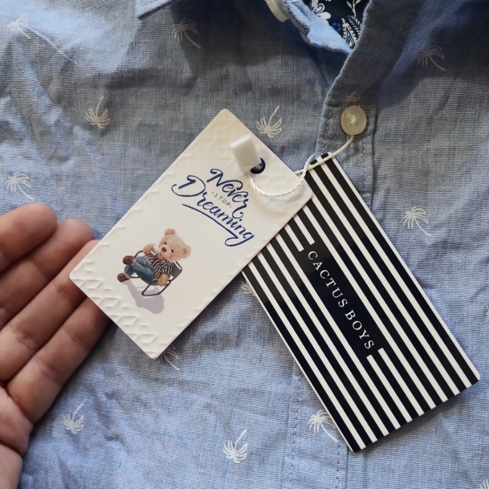 Boy Button Down Top - Picture 6 of 6